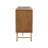 Shmuel Mid-Century Modern Wood Sideboard With Adjustable Storage And Gold Metal Base-1650935106