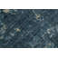 Tapis moderne bleu abstrait 5 x 8