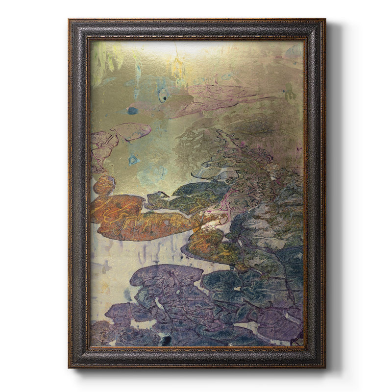 Toile encadrée de qualité supérieure Monet's Landscape III - prête à être accrochée, H 27 po x l 18 po x P 1 po