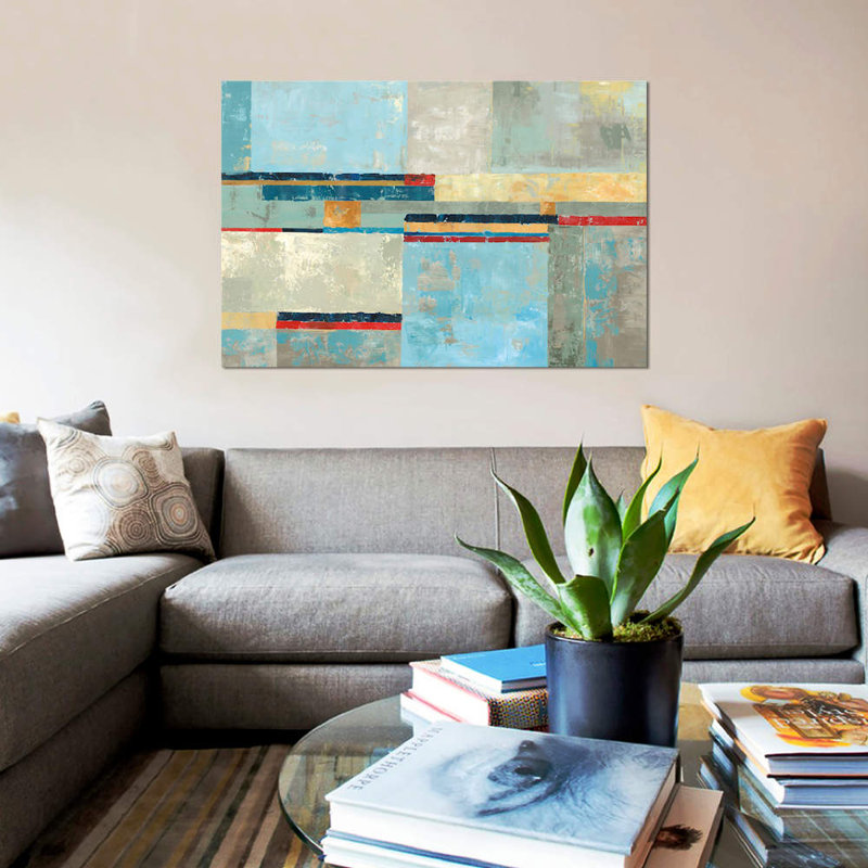 « barcelone », reproduction sur toile, H 18 po x l 26 po x P 1,5 po