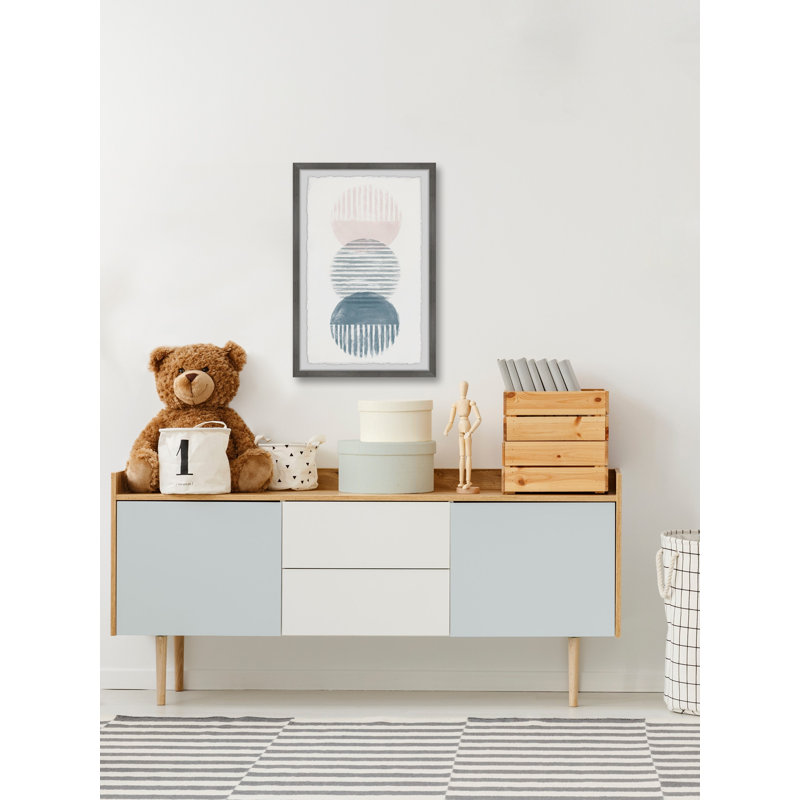 Connected Circles by Marmont Hill - Single Picture Frame Painting, 91 cm H x 61 cm W x 3.81 cm D