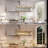 Daine 6 - Light 36" Dimmable Square/Rectangle Chandelier with Crystal Accents