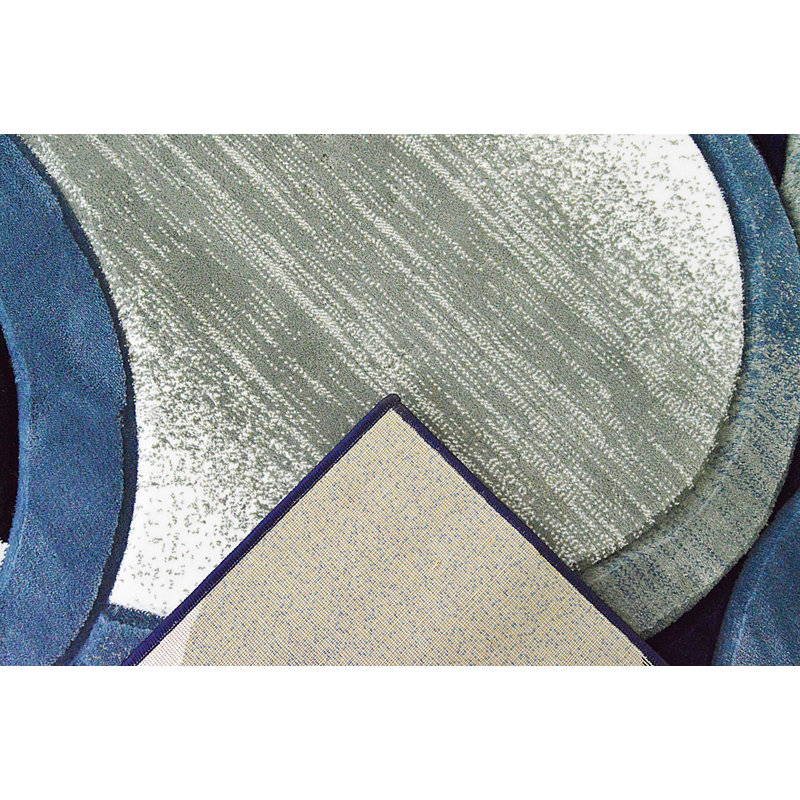 Mccampbell Abstract Indoor Rug, Round 6'6"