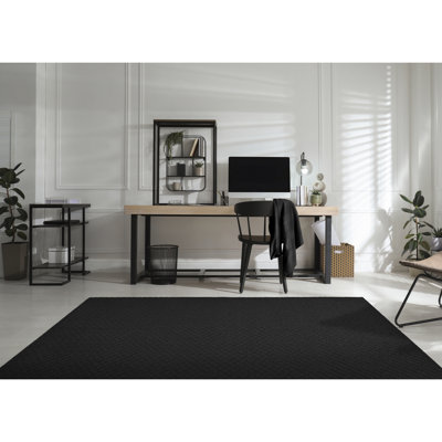 Tapis noir Garland