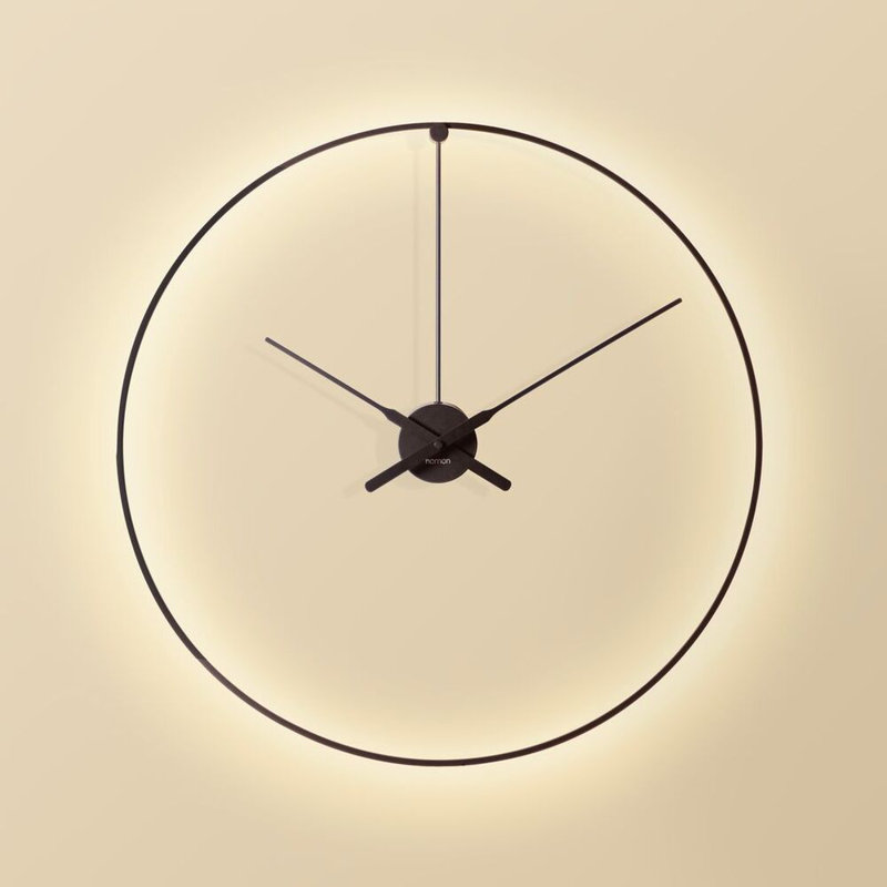 Ombra Aluminum Skeleton Wall Clock