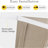  100% Linen Blackout French Door Curtains, Farmhouse Privacy Door Window Covering, Room Darkening Blinds Thermal Insulated Shades for Bedroom, 1 Panel-156940489-156940535