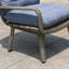 Chaise longue d'extérieur en osier Aule