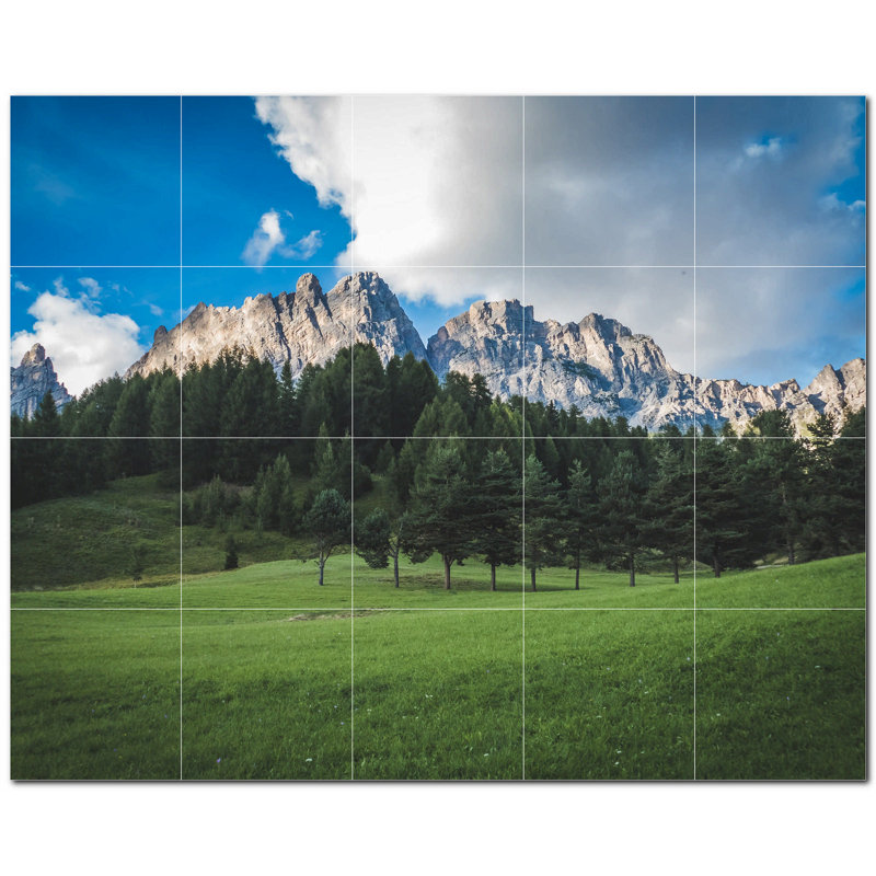 Panneau décoratif en céramique satinée 12 po x 12 po