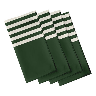 Krystl Polyester Striped Square Napkin