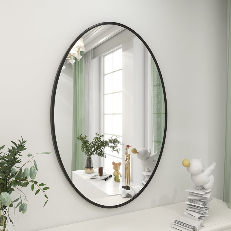 Aluminum Flat Wall Mirror, 36" x 24"