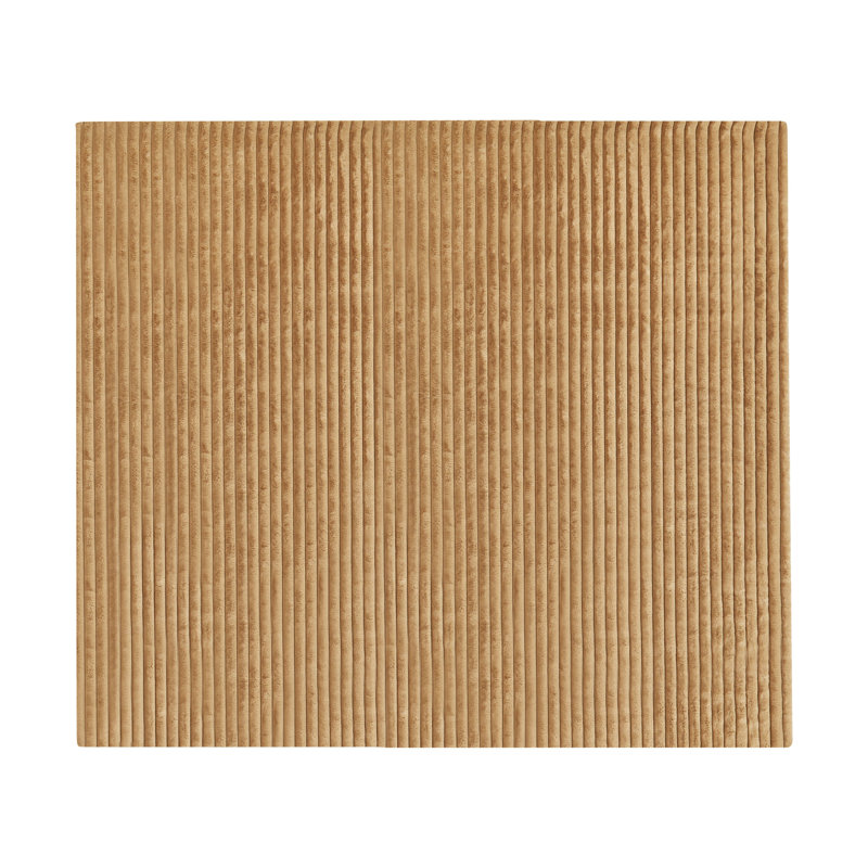 RAKYA Polyester Striped Bedspread, Light Brown