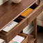 Console brune de style chinois simple