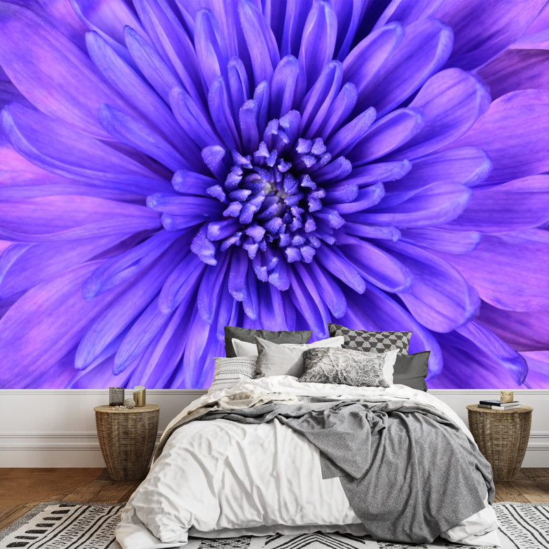 Murale florale, L 100 po x l 144 po
