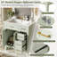 Meuble-lavabo de 30 po avec lavabo en céramique, armoire de rangement moderne avec portes à fermeture douce, tiroir profond, tiroir standard, meuble-lavabo élégant pour les petites salles de bain-1783818487