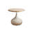 Modern Solid Wood+Iron End Table