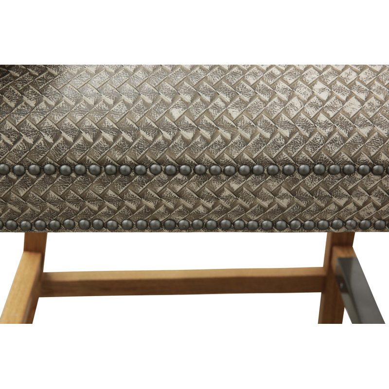 Santa Monica Upholstered Bar Stool with Solid Wood Frame