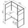 Easy Office Rectangle 1 Person Cubicle with Cable Management