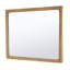 Chatham - Miroir de commode rectangulaire - Finition érable chaud