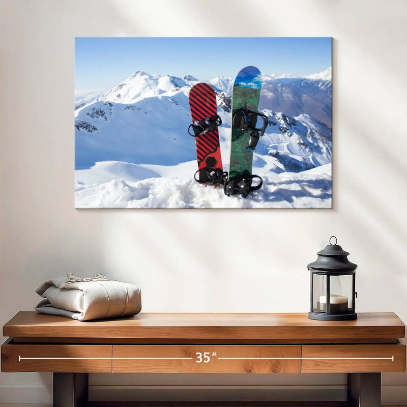 Two snowboards Sireci, H 16 po x l 24 po