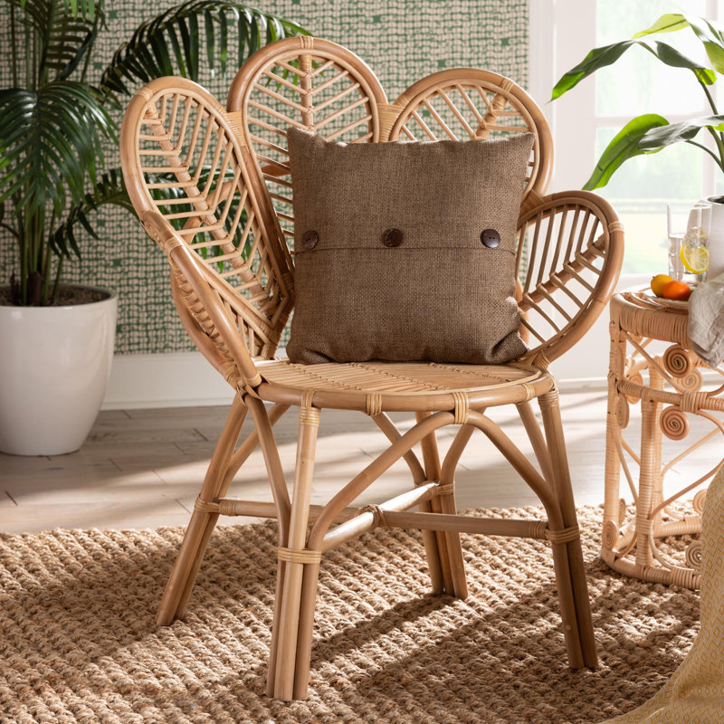 Fauteuil large en rotin de 29,5 po Briette