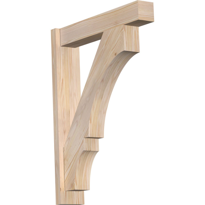 Bloc balboa rustique en bois rustique, P 26 po x H 34 po, Sapin Douglas de 8 po (sciage brut)