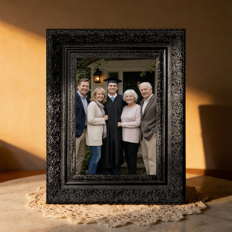 Cadre photo 3 pièces 11 "x 14" noir 11 pi pour la fête des Mères, Black, 3, 11" W x 14" H