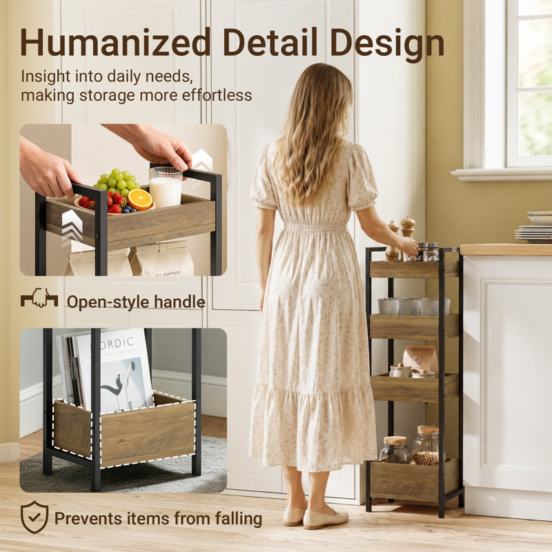 28cm W Steel Shelving Unit