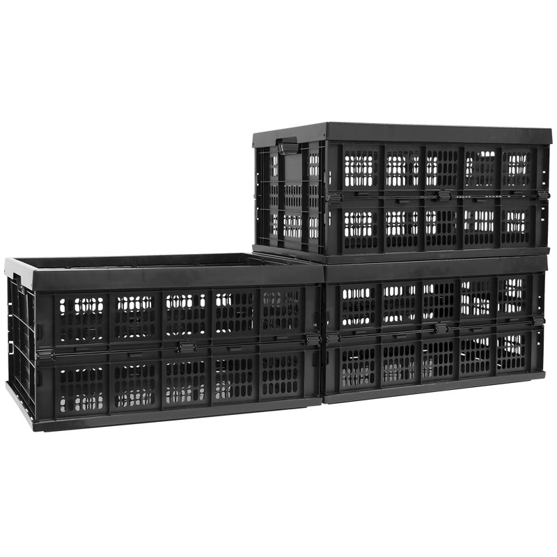 Caisse pliante en plastique de lait