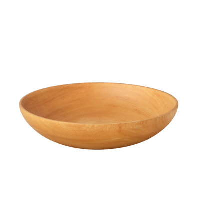 Kiln Mango Wood Shallow Bowl