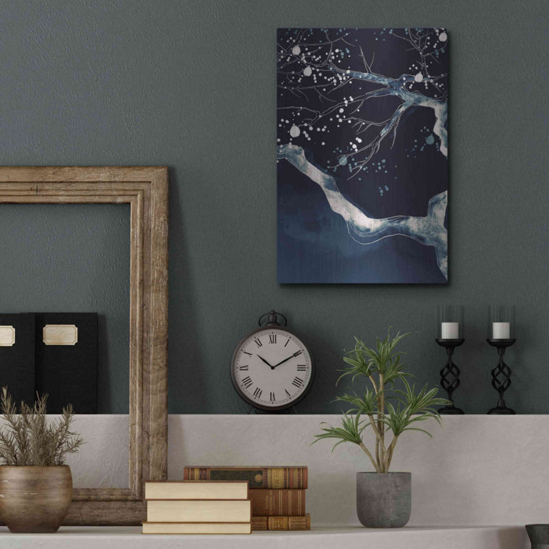  «Cherry Blossom Branch» par Incado, art mural en métal, 12 po x 16 po