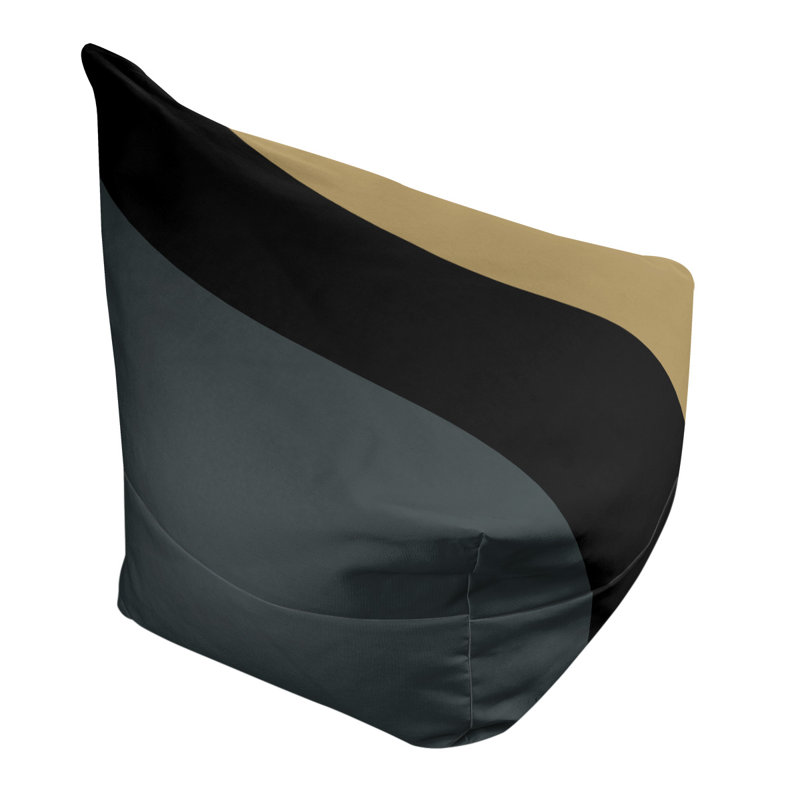 Sac de pois classique, H 30 po x l 27 po x P 27 po, Gris acier / noir / doré