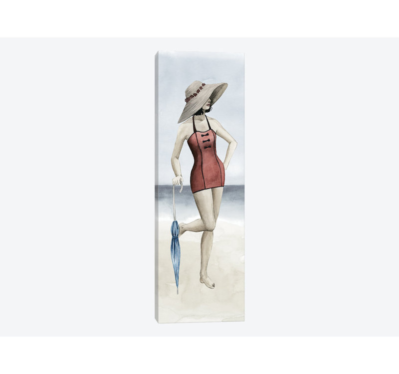 «Beach Beauty I», impression sur toile, H 36 po x l 12 po x P 1,5 po, Toile tendue