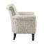 Chaise à dossier serré, mousse haute, fabrication en bois massif, style multicolore h 35,64 po, garniture cloutée double, P 31 po x l 29,1 po-1122819913
