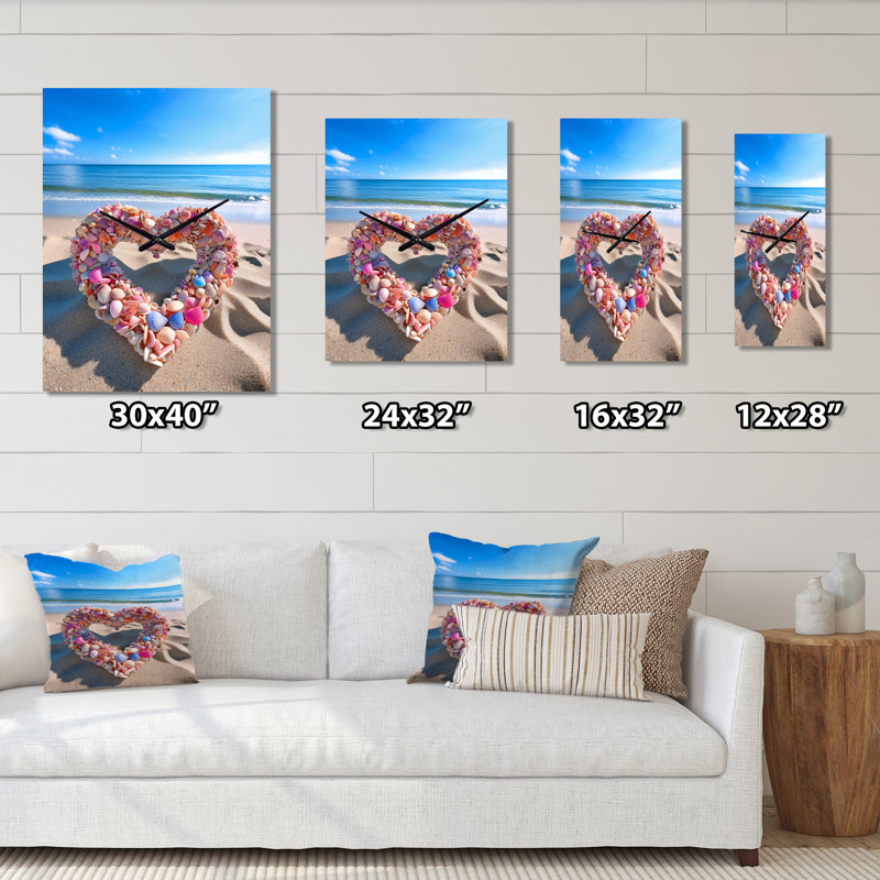 Fairton - Horloge murale plage, Petit