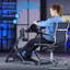 Anman Flight Racing Sim Cockpit Fit Logitech G29 G920 G923 GPRO Thrustmaster, n'inclut pas le volant, les roues et les pédales, ni le frein à main Shifter