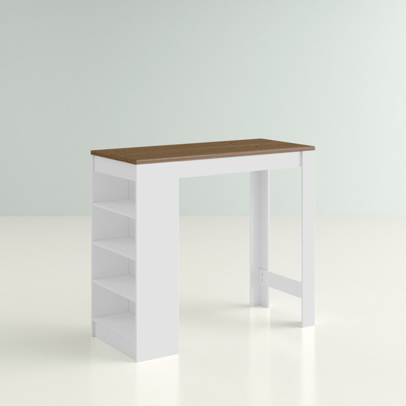 Ashton Dining Table, White/Oak