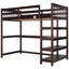 Lit mezzanine simple avec tablette et bureau pour une utilisation d'espace - Options de rangement colorées-1996316087-1996316088