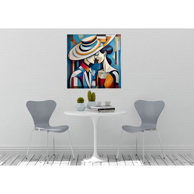 Embracing Love I, 36" H x 36" W