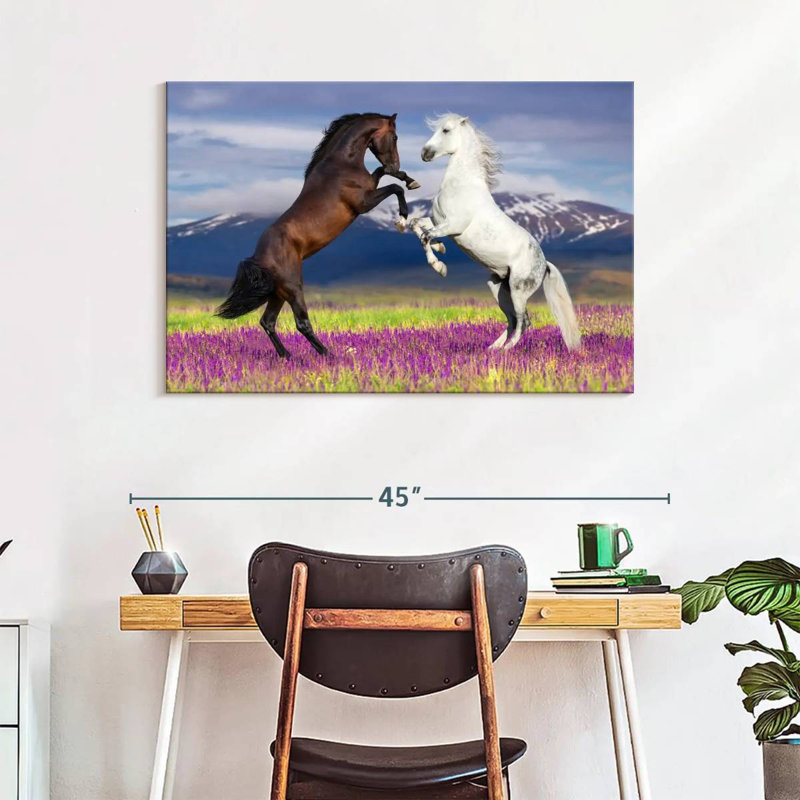 Brampt Playful Horses, 26" H x 39" W