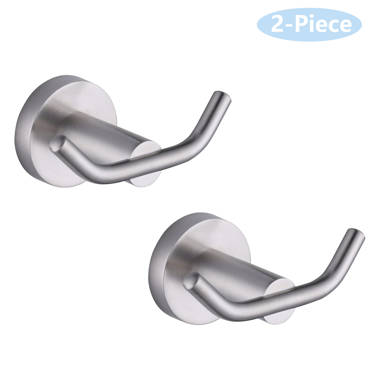 ATDOALL Self Adhesive Towel Hooks, 304 Stainless Steel Heavy Duty Shower  Hook for Bathroom, Kitchen, Living Room and Hotel to Hang Towels, Keys,  Bags