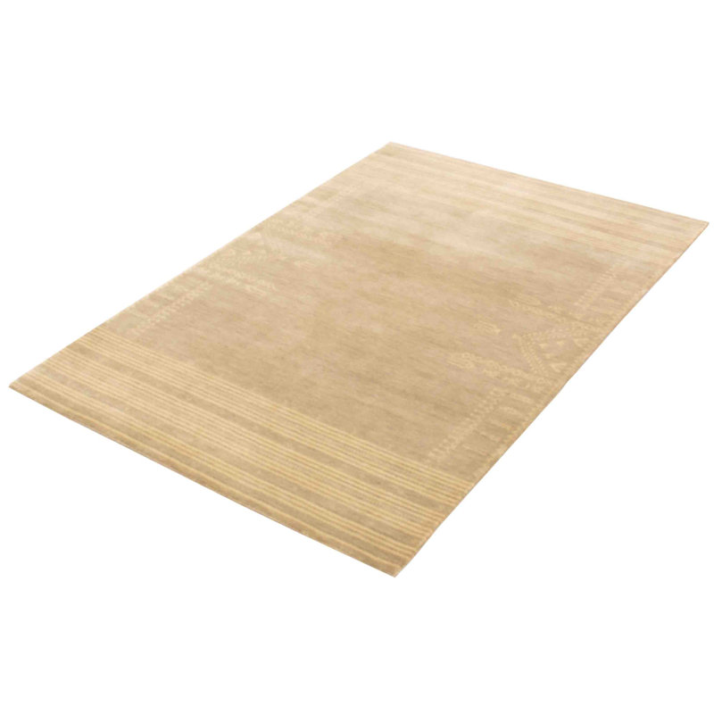 Tapis unique en laine noué à la main 5 pi 1 po x 7 pi 9 po nouvel âge Jillyan