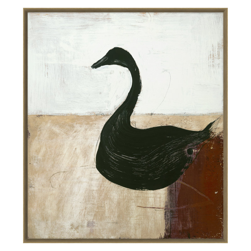 Untitled Print by Patrick Atkinson, Oak Framed, 46" H x 40" W x 2.38" D
