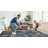 Kivett Navy Floral Indoor Outdoor Machine Washable Area Rug-1709229937