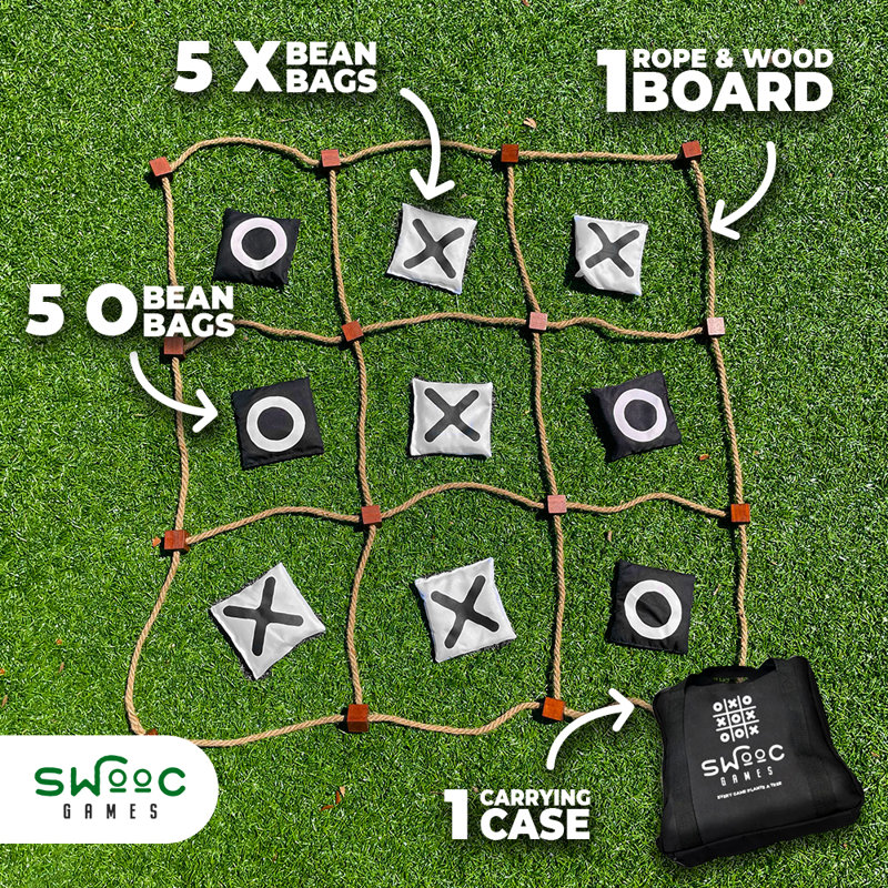 Jeu de pois géants Tic Tac Toe