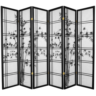 Keir Folding Rice Paper Room Divider