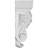 Endurathane Traditional Corbel, 2 7/8"W x 5 7/8"D x 10"H, Factory Primed (2-Pack)