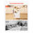 Modern White Rolling Kitchen Island Cart with Storage Cabinet, Drawer & Wood Top - Mobile Food Prep Table for Small Spaces