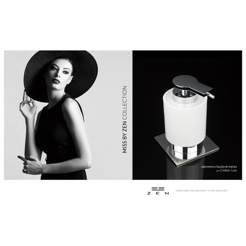 Distributeur de savon Miss par Zen, Noir