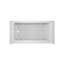 SIGNATURE® Low-Profile 16" 6030 Skirted Whirlpool with Heater LH White-855340977-855340976