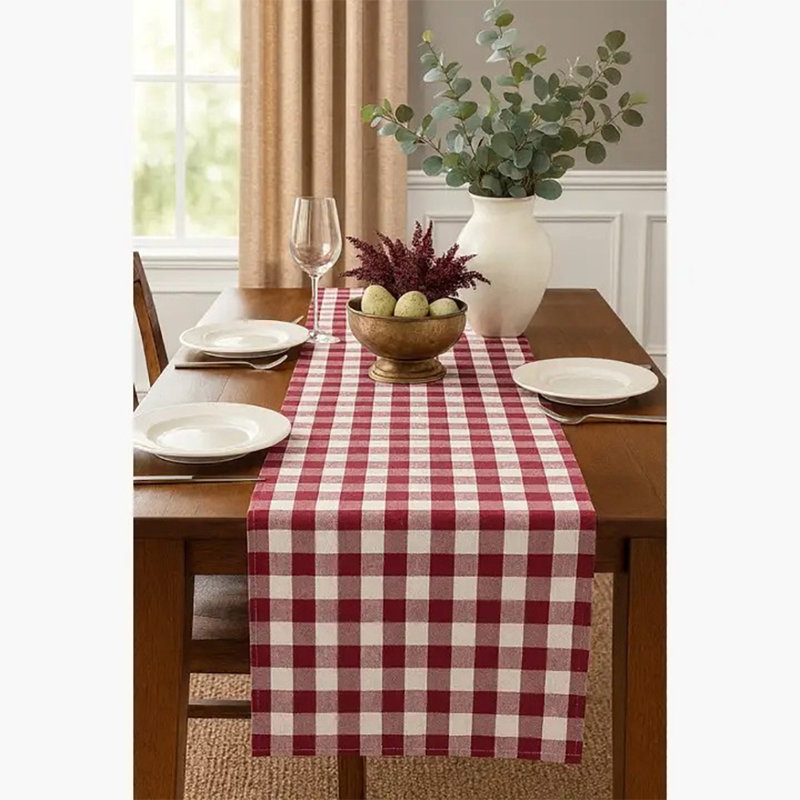 Chemin de table Buffalo, 36 po x 16 po, Vin